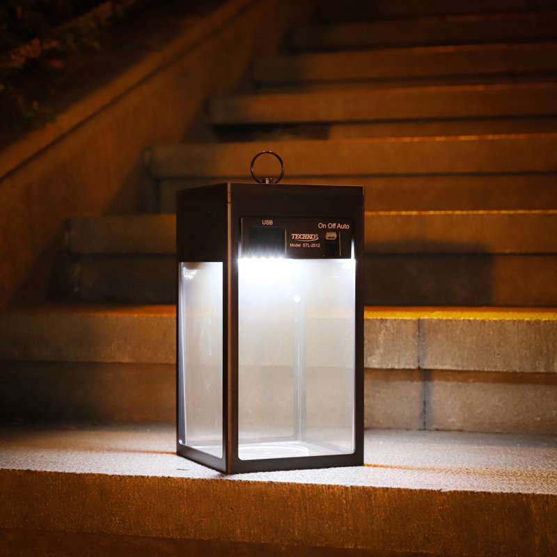Solar 12.84'' Candle Modern Hanging Lantern