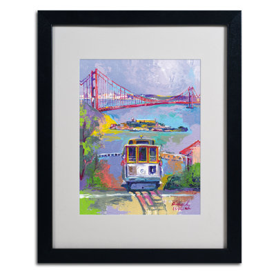 « san francisco 2 », reproduction d’art sur toile encadrée