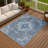 Machine Washable Indoor/Outdoor Chantille ACN2321 Global Rug-573203106