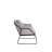Adore Decor Odile 27''W Accent Chair with Padded Seat Cushion and Metal Leg Base,Gray-26127404