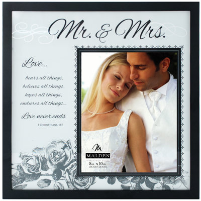 Billings Black Wood Embossed Picture Frame