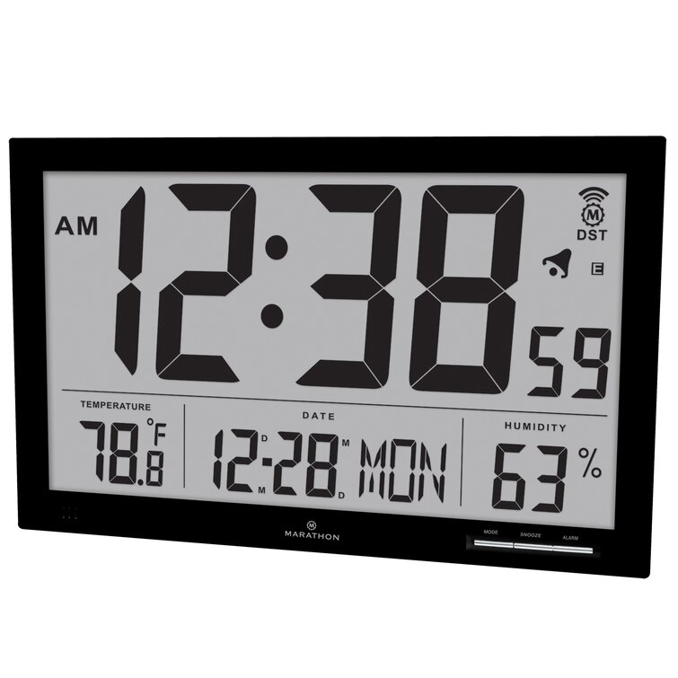 Marathon Watch Company Marathon Wall Clock & Reviews | Wayfair