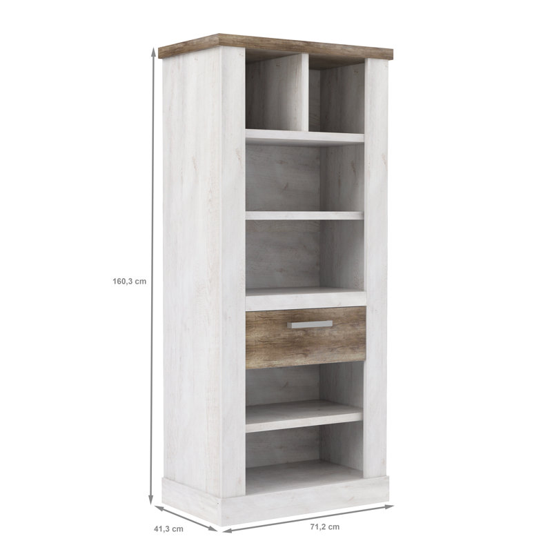 Alek 160.4cm H x 71.4cm W Standard Bookcase