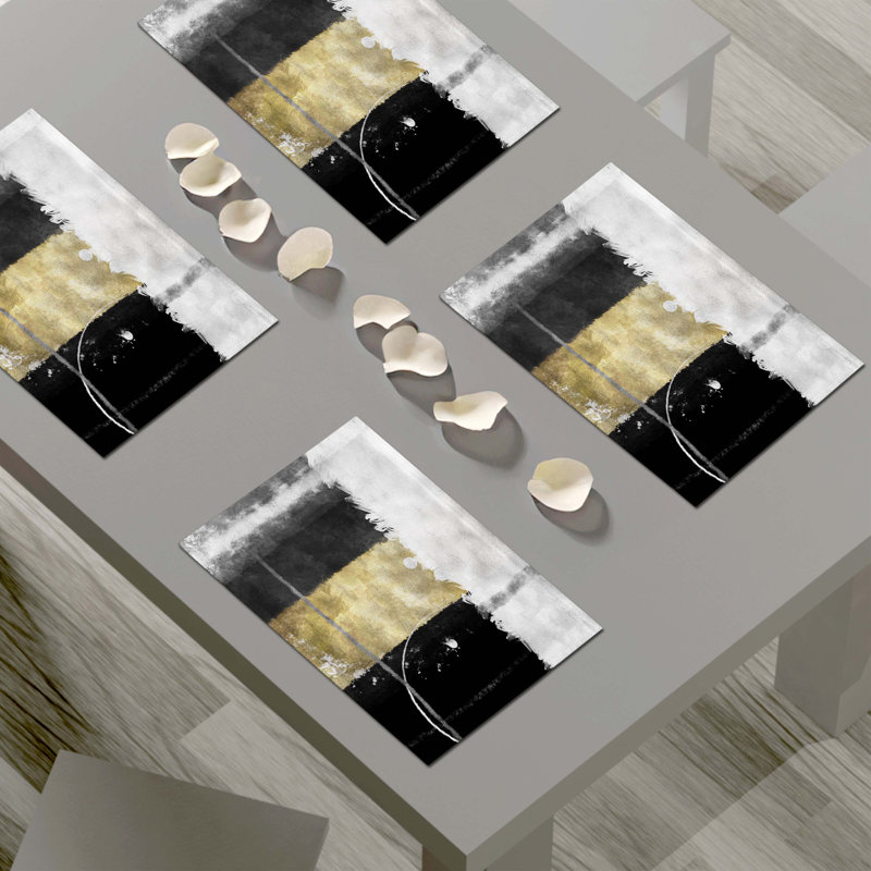 Napperon abstrait en polyester