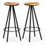 Tabouret bistro en bois massif-1912706664