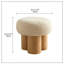 Tabouret avec coussin en peluche Grieg-1490628363
