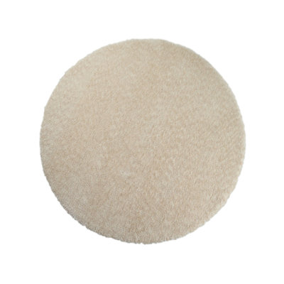 Sav Hand Woven Thick Beige Area Rug