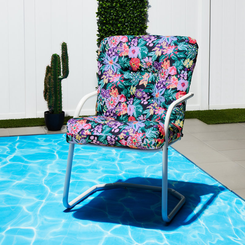Vera Bradley Outdoor Seat/Back Cushion, Happy Blooms