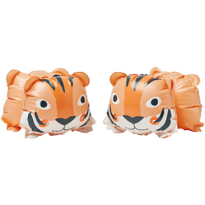 Bandes de bras gonflables: Tino le tigre - argile