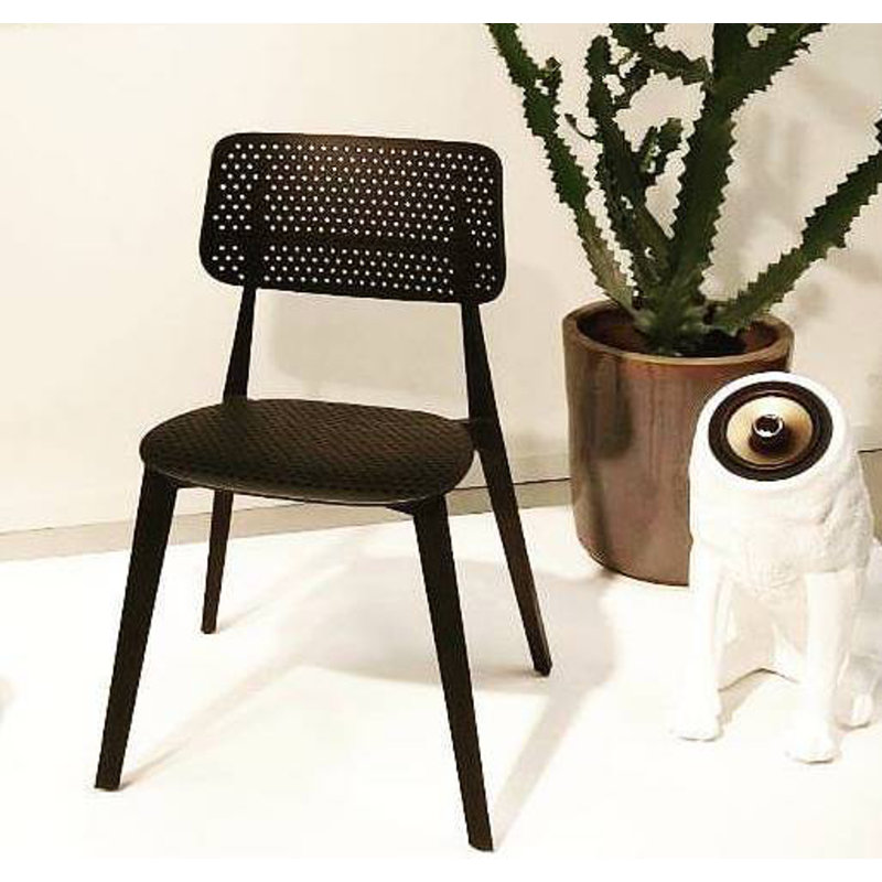 Chaise de patio Stellar, Noir