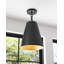 Luminaire semi-encastré à dôme moderne 1-E26-2133637275
