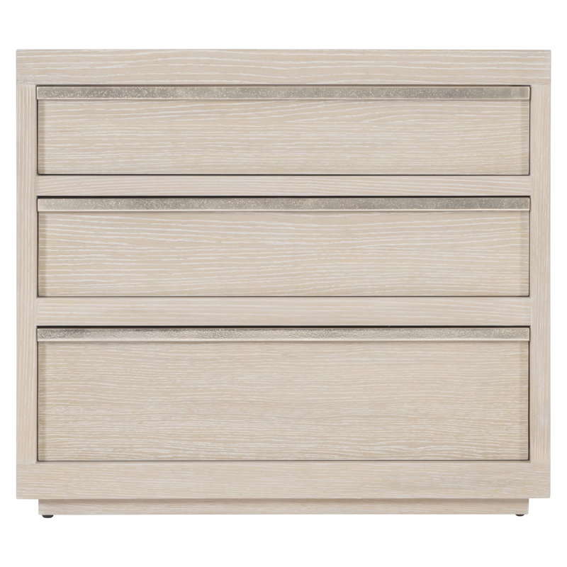 Solaria 3 - Drawer Solid Wood Nightstand