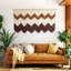 Décoration murale en macramé