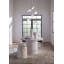 Slope Paper Mache 7-Light Chandelier, Matte White-2090495097