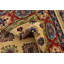 Tapis de la surface en laine 4 pi x 5 pi 10 po one-of-kind à la main noué la new age Alayna