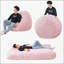 Fauteuil à billes géant rembourrage en mousse haute densité-1642262307