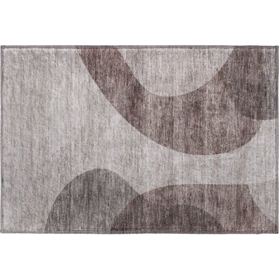 Premium Machine Washable Arnette Mocha Rug