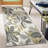 Nature Floral Non-Slip Machine Washable Modern Area Rug in Green/Cream for Living Room, Bedroom, Hallway Runner Indoor Rugs-2015422659