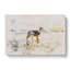 Border Collie Dog At The Beach - Wrapped Canvas-56661889