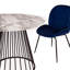 Carpenter Pedestal Marble Dining Table With Birdcage Style Legs-90493230-90493229-90493225