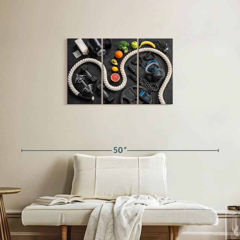 Sireci Workout And Diet, 20" H x 33" W