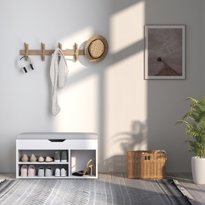 7 Pair Shoe Storage Bench