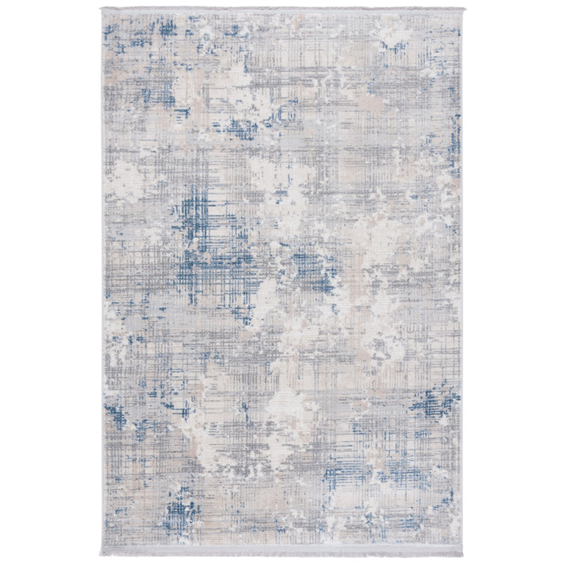 Whisper Performance Abstract Rug, Rectangle 6' x 9'