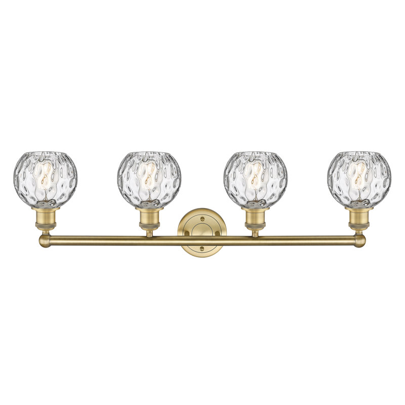 Cambria 4 - Light Dimmable Vanity Light, Brushed Brass