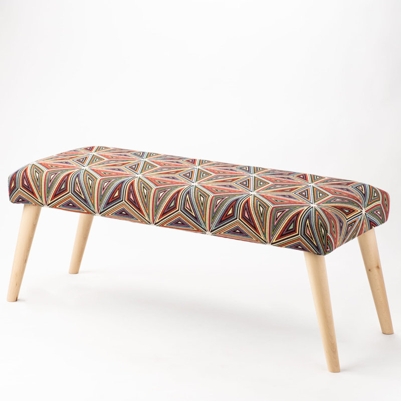 Riceville Velvet Upholstered Bench, H40 x W100 x D30cm
