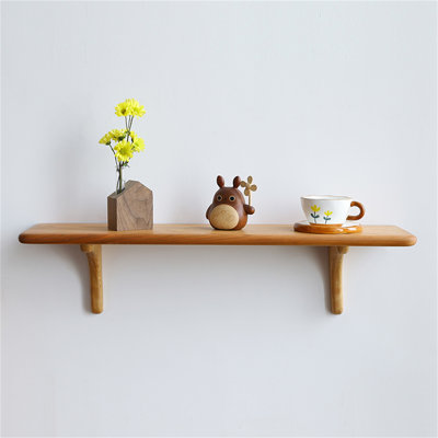 Solid Wood Floating Wall Shelf