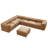 6-Piece Modular Sectional (Camel)