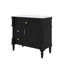 Meuble-lavabo autonome 36 po avec lavabo en céramique, tiroir rabattable, tablette réglable et poignées en métal 36 po-1272601547
