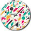 Horloge murale rétro Mid-Century-40748290