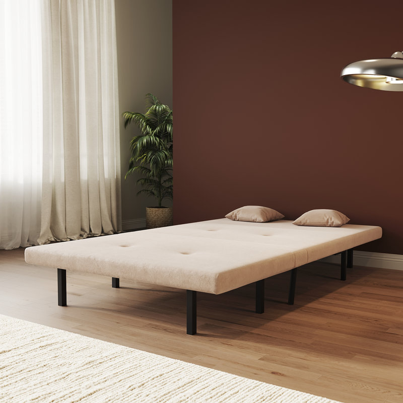 2 Seater Sofa Bed, Khaki