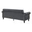 Rainsburg 3-Seater Velvety Sofa-59011988-124238100