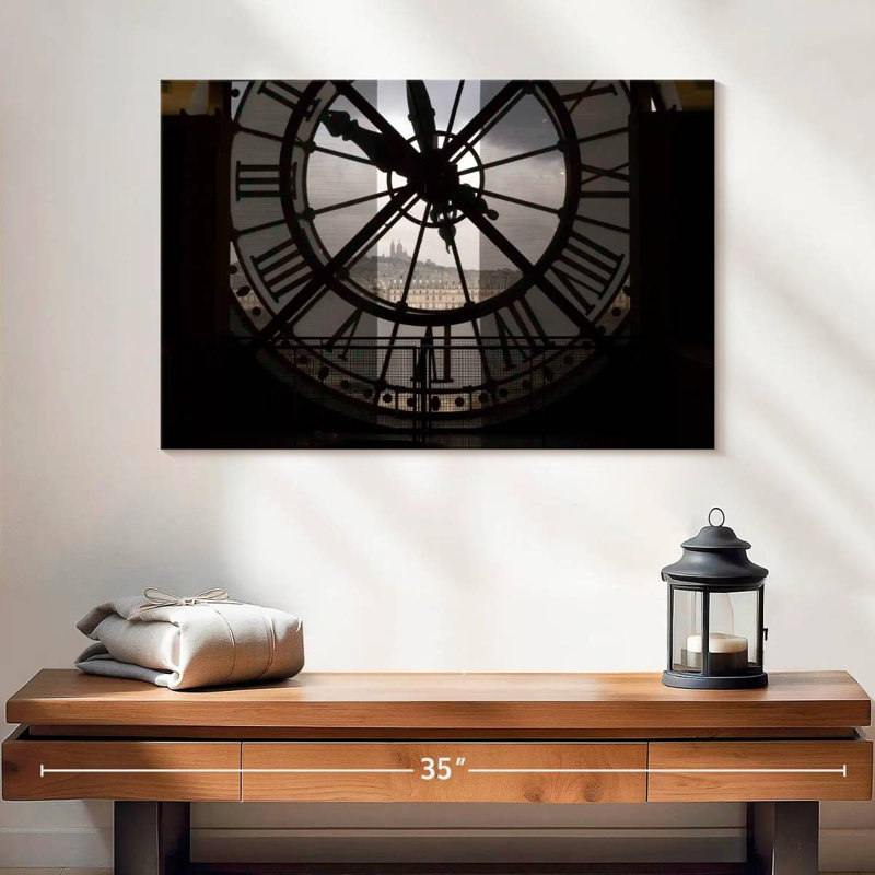 Kerner Clock Tower City View, 16" H x 24" W