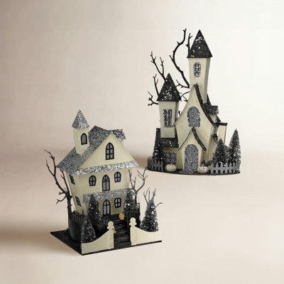 Lichter 2-Piece Lighted Haunted House Set