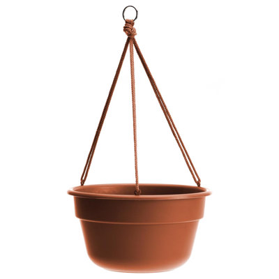  Dura Cotta 6.8 in. H X 12.5 in. W X 12.4 in. D Resin Hanging Basket Terracotta