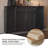 59.06" Black Solid wood Birch wood Shoe Storage