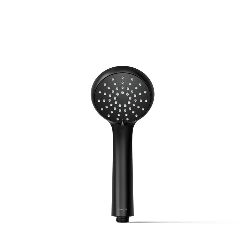 Douche à main à trois fonctions Bellera, Noir mat, 1,75 gallons par minute