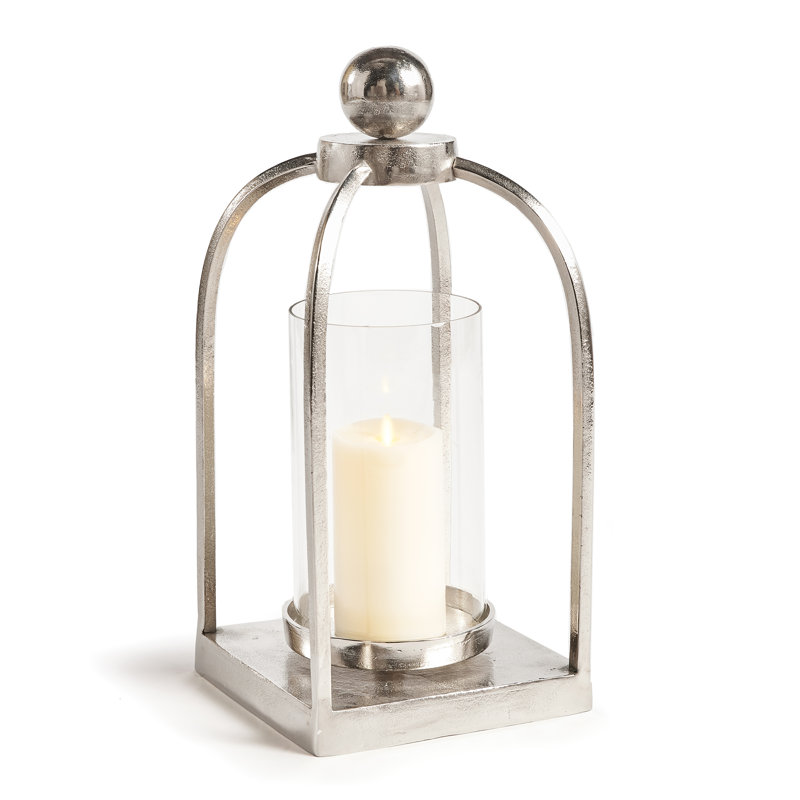 Lanterne de sol en aluminium Anney, H 21 po x l 10 po x P 10 po