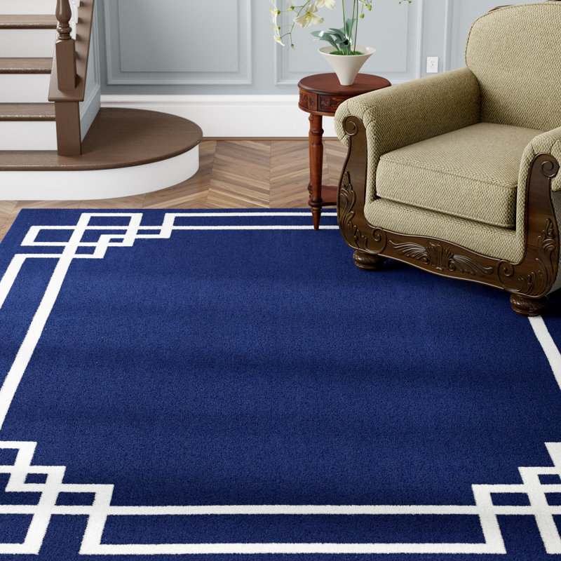 Geometric Indoor / Outdoor Rug, Rectangle 5'3" x 7'