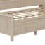 Lit de jour avec tablettes de rangement et tiroirs-120022875