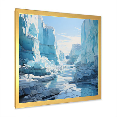 " Glacier Ice Blue Solitude II "