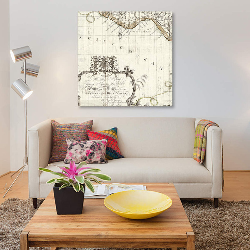 « old world i », reproduction d’impression sur toile, H 12 po x l 12 po x P 0,75 po, Toile tendue, Pas de tapis