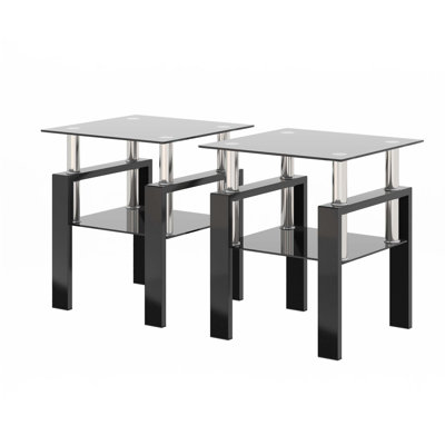 Table basse en verre trempé