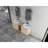 60'' Wall-Mounted Bathroom Vanity With Ceramic Art Sink, And 1-Storage Shelves, Soft-Close Door, KD-Packing, Plywood-2018988102-2018988097