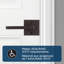 Levier de porte de passage Halifax pour couloir / garde-robe-97991894-97991887