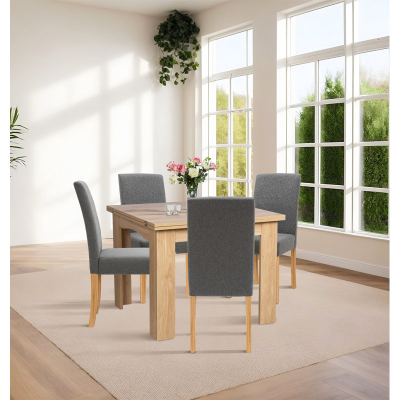 Ludden 4 - Person Dining Set, Grey