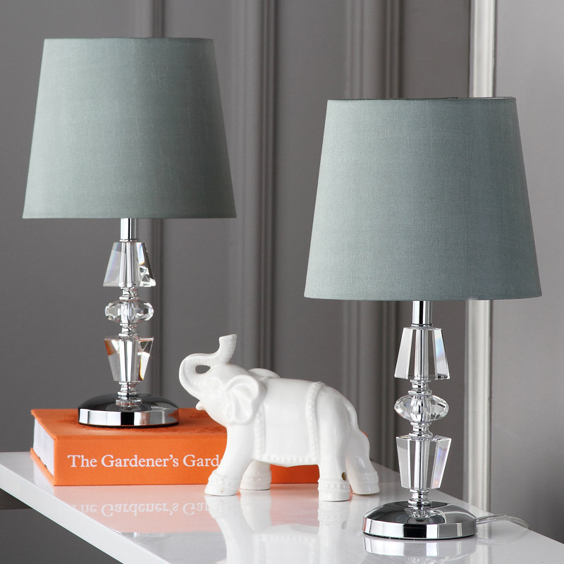 Cesarina Crystal Table Lamp, Green